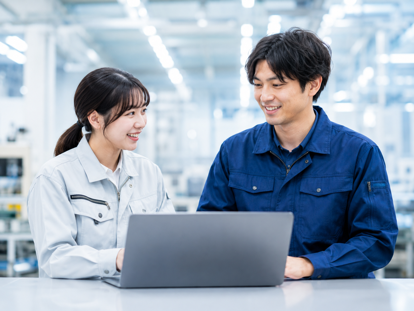 職場で相談するM Seemの社員