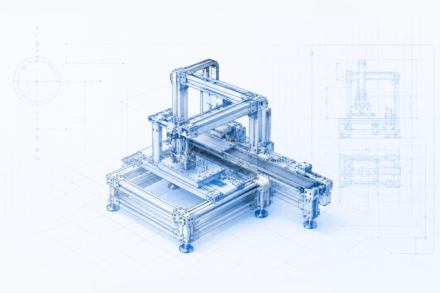 FA機械設計と3DCAD設計の図解